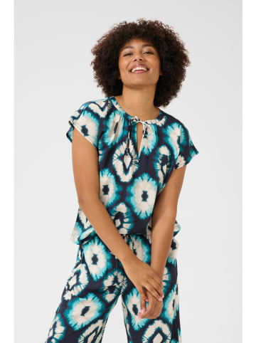Kaffe Bluse in Dunkelblau