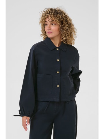 Cream Blazer "Berta" donkerblauw