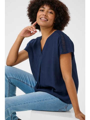 Cream Bluse in Dunkelblau