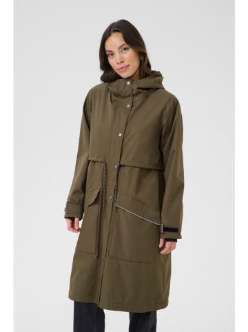 Kaffe Regenmantel kaki