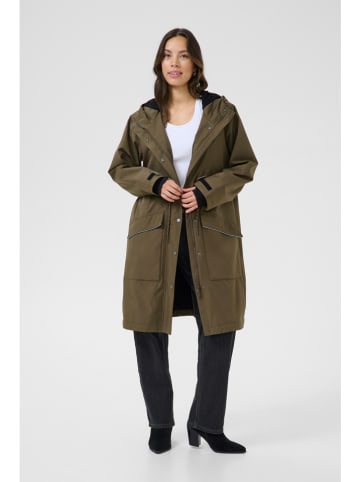 Kaffe Regenmantel kaki