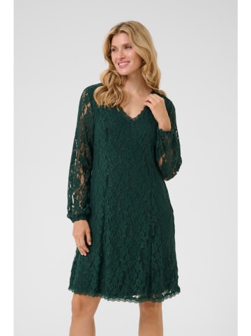 Kaffe Kleid in Grün