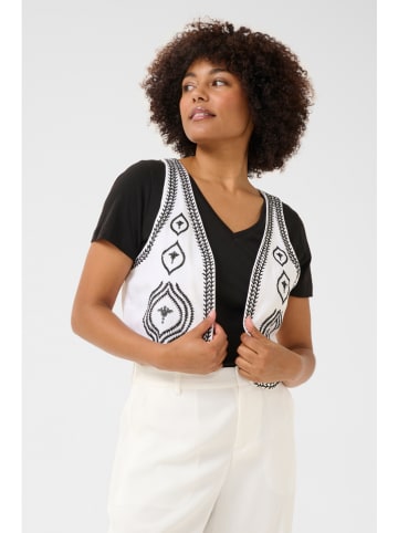 Kaffe Weste in Weiß