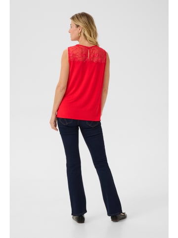 Kaffe Blusentop in Rot