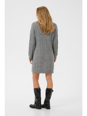 Kaffe Strickkleid in Grau