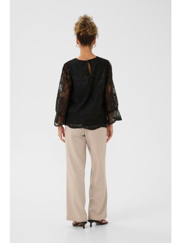 Cream Bluse in Schwarz