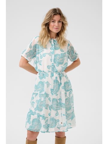 Kaffe Kleid in Creme