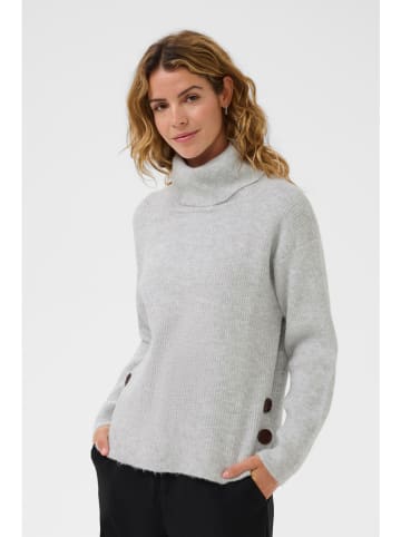 Kaffe Rollkragenpullover in Grau