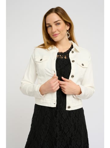 Kaffe Jeansjacke in Weiß