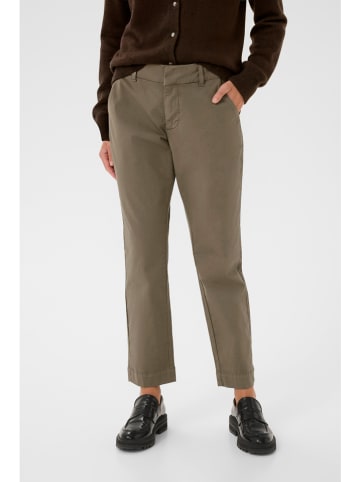 Kaffe Spodnie w kolorze khaki