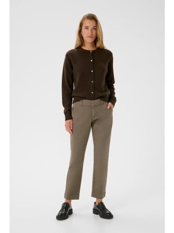 Kaffe Spodnie w kolorze khaki