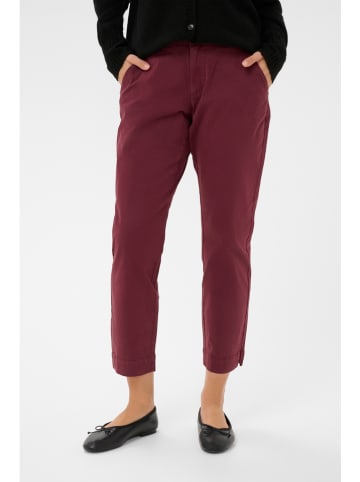 Kaffe Spodnie w kolorze bordowym