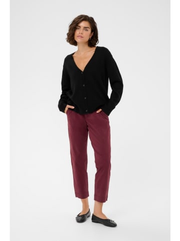 Kaffe Spodnie w kolorze bordowym