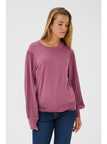 Kaffe Pullover in Lila