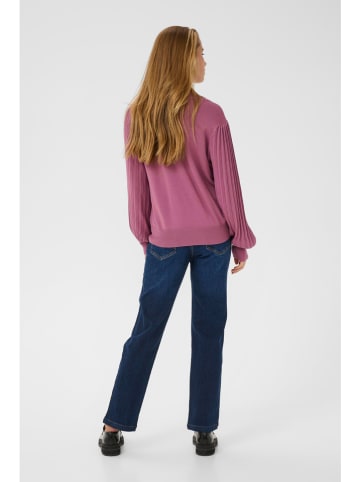 Kaffe Sweter w kolorze fioletowym