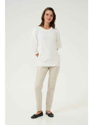Kaffe Pullover in Creme