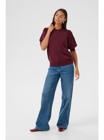 Kaffe Pullover in Bordeaux