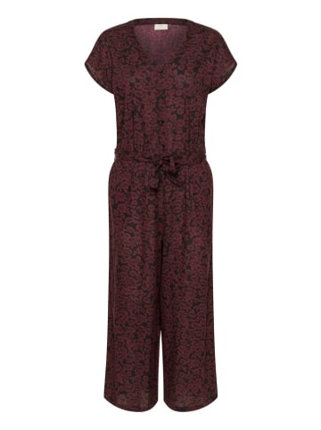 Kaffe Jumpsuit in Bordeaux/ Schwarz