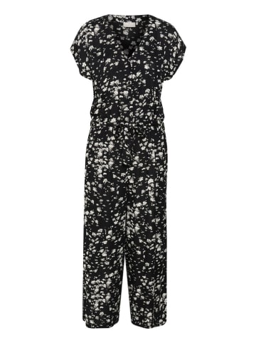 Kaffe Jumpsuit in Schwarz/ Weiß