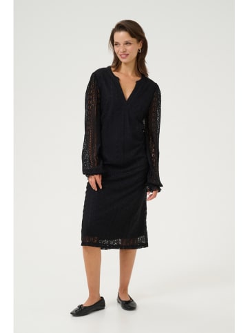 Kaffe Kleid in Schwarz