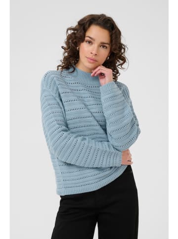 Kaffe Sweter w kolorze błękitnym