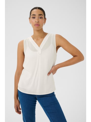 Kaffe Blusentop in Creme