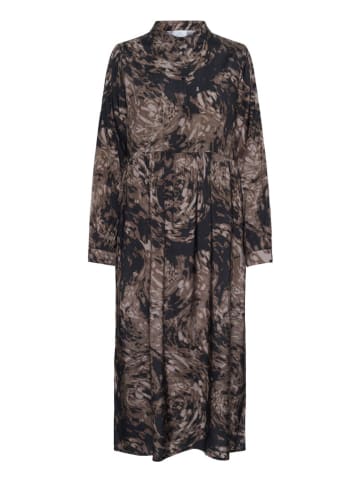Kaffe Sukienka w kolorze czarno-brązowym