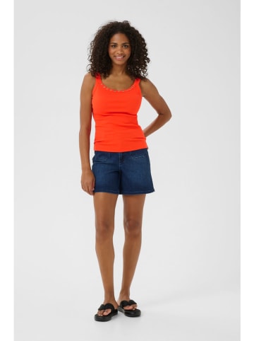 Kaffe Top in Orange