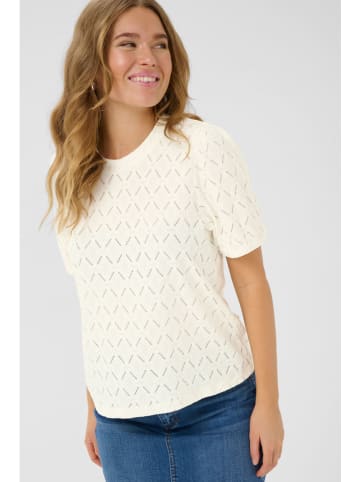 Kaffe Bluzka w kolorze kremowym