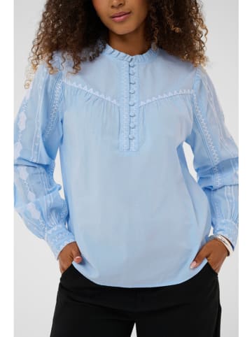 Kaffe Bluse in Hellblau