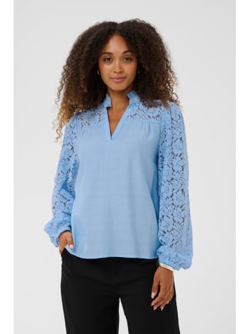 Kaffe Bluse in Hellblau