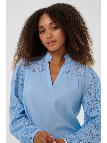 Kaffe Bluse in Hellblau