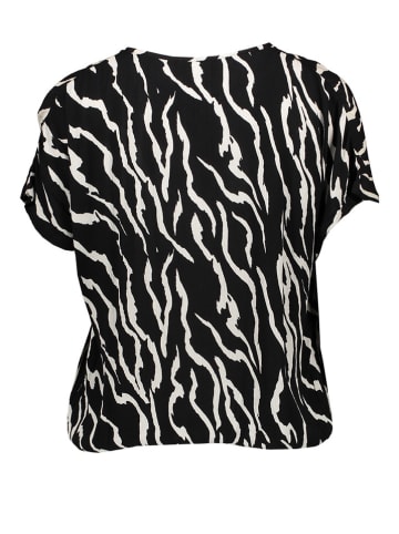 Kaffe Bluse in Schwarz/ Weiß