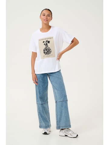 Kaffe Shirt "Fin" in Weiß