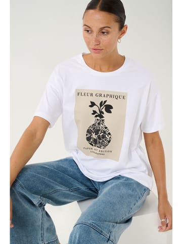 Kaffe Shirt "Fin" in Weiß