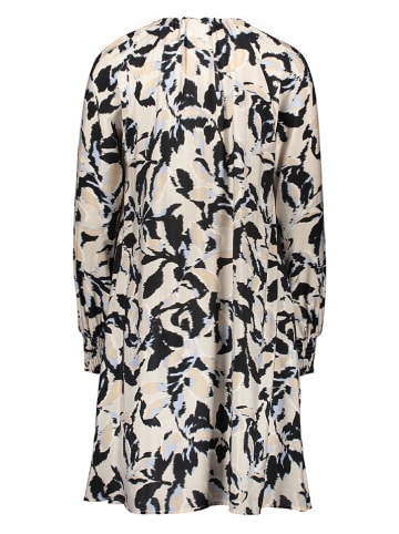 Kaffe Kleid in Beige/ Dunkelblau