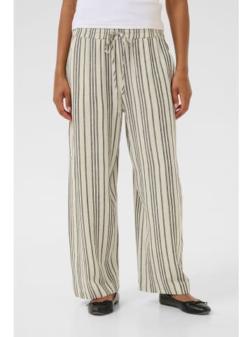 Kaffe Marlenehose "Milia" in Creme/ Schwarz