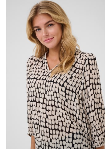 Kaffe Bluse in Schwarz/ Creme