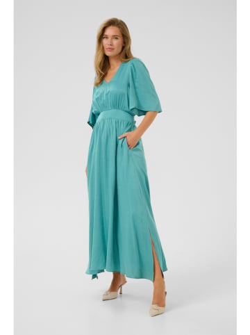 Kaffe Kleid in Türkis