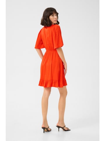 Kaffe Kleid in Orange