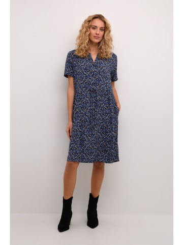 Kaffe Kleid in Dunkelblau