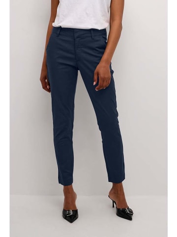 Kaffe Chinobroek donkerblauw