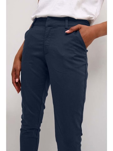Kaffe Chinobroek donkerblauw