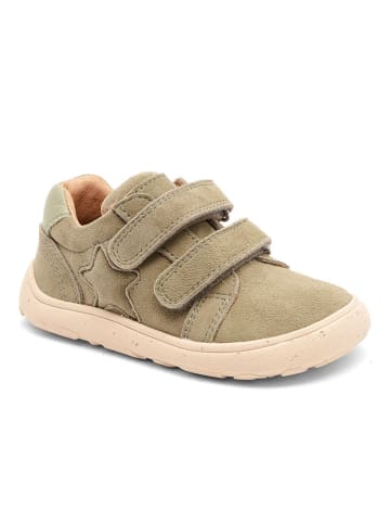 bisgaard Skórzane buty "Luna" w kolorze khaki do chodzenia na boso