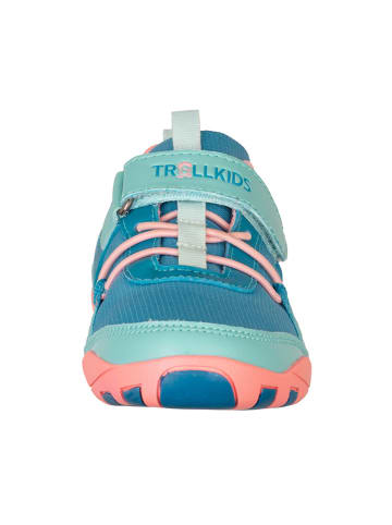 Trollkids Barfuß-Wanderschuhe "Skaland" in Hellblau/ Rosa