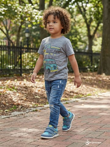 lamino Leder-Barfußschuhe in Blau