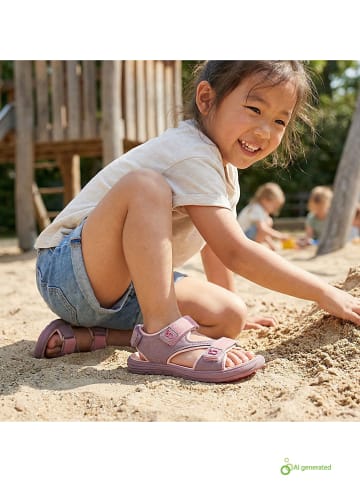 lamino Barfuß-Sandalen in Lila