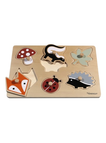 Kindsgut 6tlg. Steckpuzzle "Wald" - ab 12 Monaten