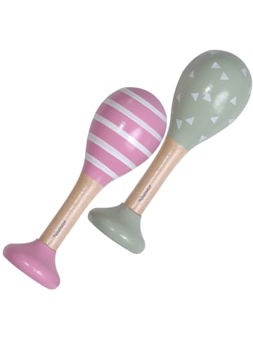 Kindsgut 2er-Set: Rasseln "Dreiecke und Streifen" - ab 6 Monaten