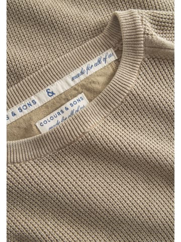 COLOURS & SONS Pullover in Beige